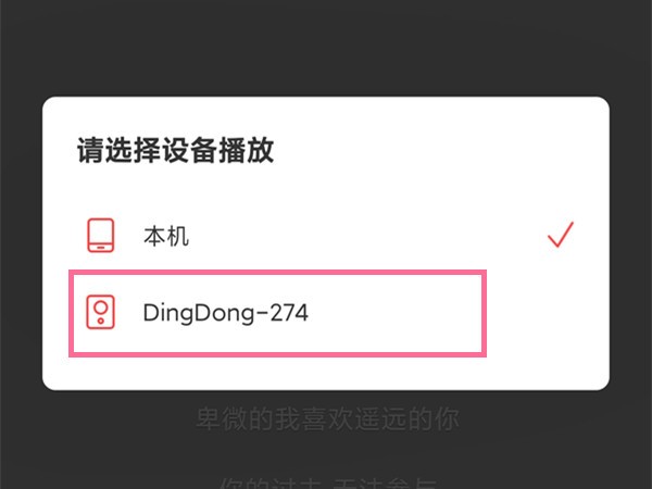 网易云怎么投屏听歌?网易云投屏听歌方法 截图