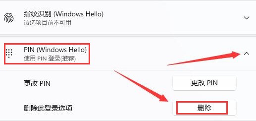 Windows11如何删除PIN码?Windows11删除PIN码步骤 截图