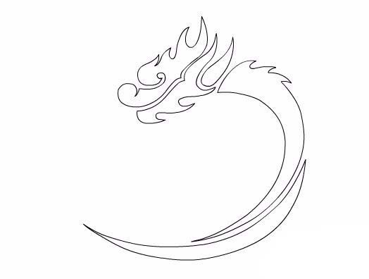 Flash设计龙剪影效果的详细步骤 截图