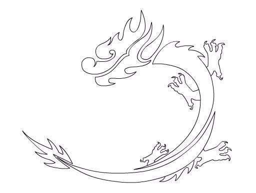 Flash设计龙剪影效果的详细步骤 截图