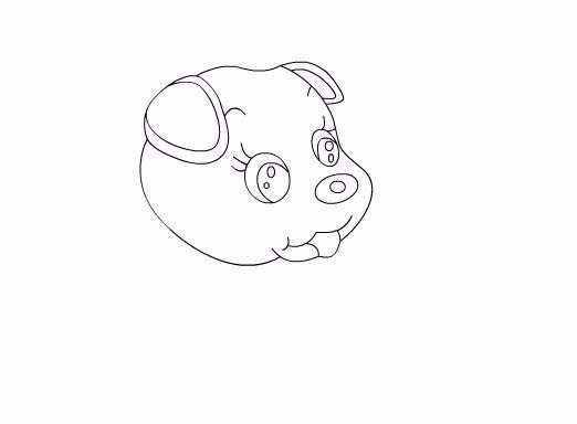 Flash设计卡通小狗图形的操作流程 截图