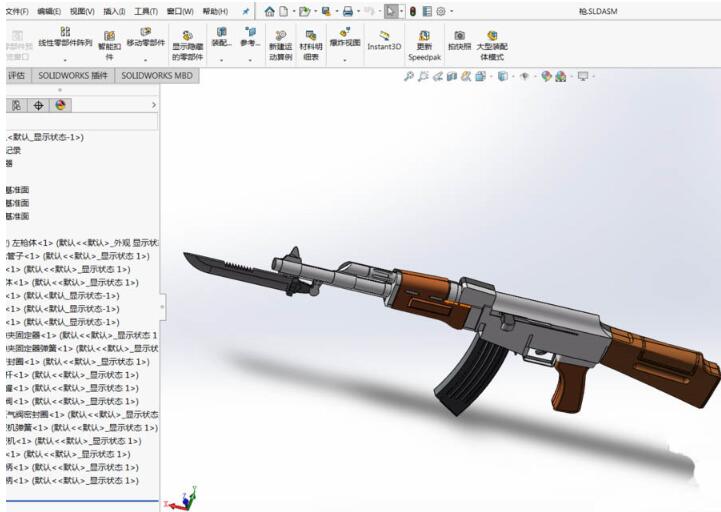 SolidworksAK47ͻǹģ͵Ĳ