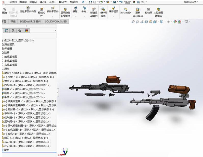 SolidworksAK47ͻǹģ͵Ĳ