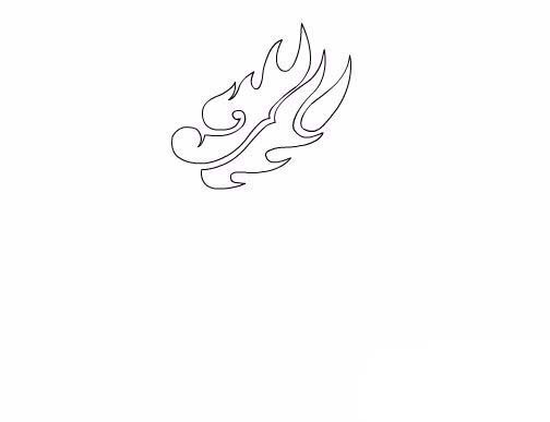 Flash设计龙剪影效果的详细步骤 截图