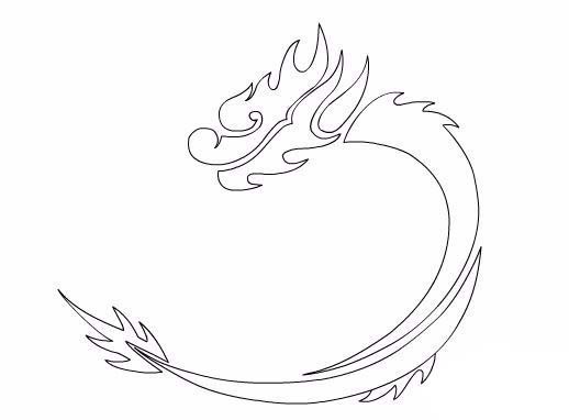 Flash设计龙剪影效果的详细步骤 截图