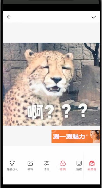 美图秀秀中黑白滤镜的方法步骤 截图