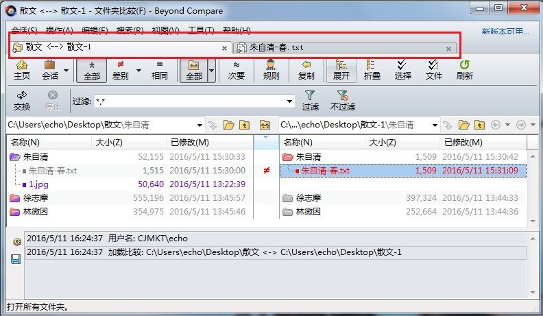 Beyond Compare´ڴ򿪱ȽϻỰĲ