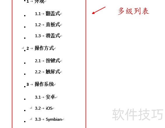 word�ĵ�������ú�ʹ�ö༶�б�(word�ĵ���ô���ò㼶)