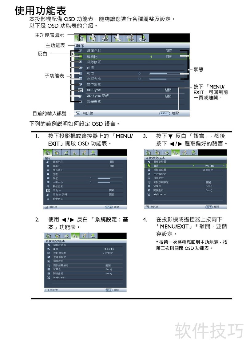 ����MW516ͶӰ��ʹ��ָ��