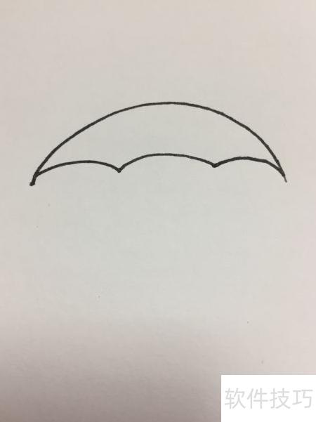 伞的简笔画教程_软件资讯技巧应用-中关村在线