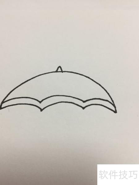 伞的简笔画教程_软件资讯技巧应用-中关村在线