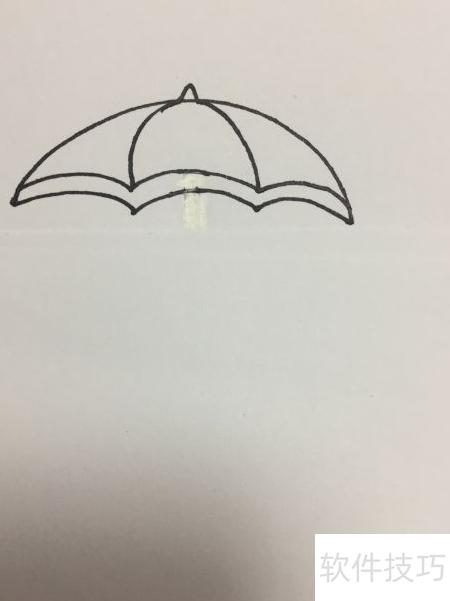伞的简笔画教程_软件资讯技巧应用-中关村在线