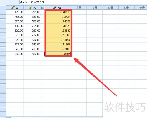 spss��α�׼������