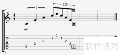 Guitar Pro理解记谱讲解 Guitar Pro理解记谱讲解
