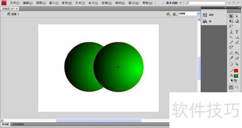 ��ô��Adobe Flash cs4�е�ɢ�����ԭ����