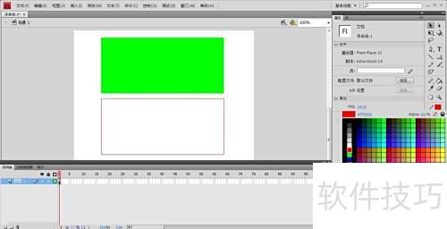 Flash CS4��ɫ����