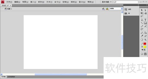 Adobe Flash cs4����ô�ı���Բ����ɫ��