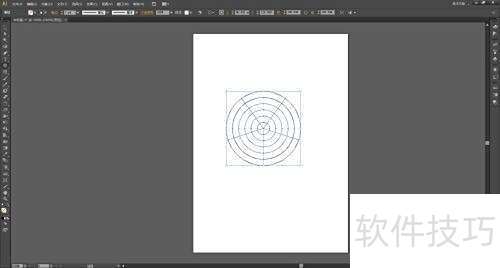 Adobe Illustrator CS6怎么创建极坐标 Adobe Illustrator CS6怎么创建极坐标