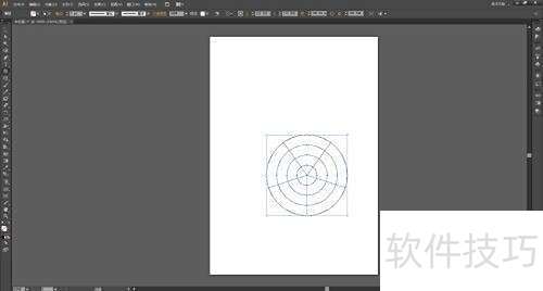 Adobe Illustrator CS6怎么创建极坐标 Adobe Illustrator CS6怎么创建极坐标