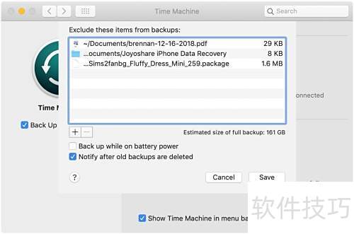 ���ʹ��Time Machine��ѡ��ر���