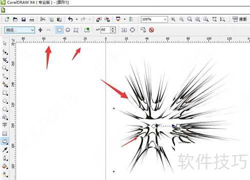 怎样在CorelDRAW X4中将文字变形 怎样在CorelDRAW X4中将文字变形