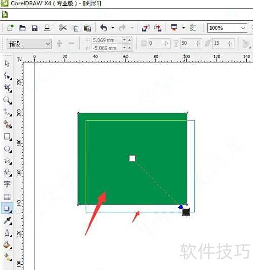 如何在CorelDRAW X4中给形状添加投影 如何在CorelDRAW X4中给形状添加投影