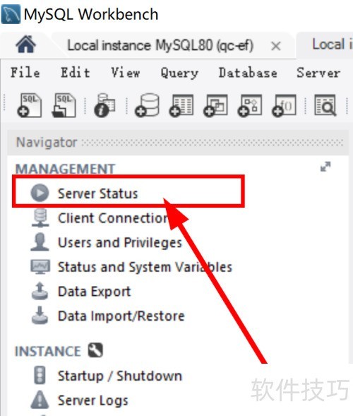 mysql workbench����β鿴mysql�������汾