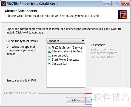FTP�֮filezilla server��װ�̳�