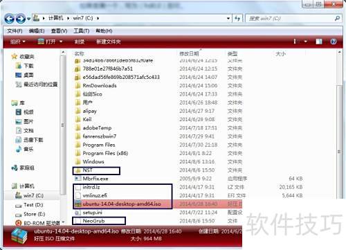 win7��ͨ��easyBCD������װUbuntu14.04
