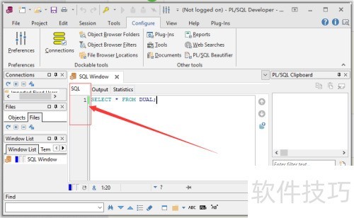 PL/SQL Developer�����ʾ�к�