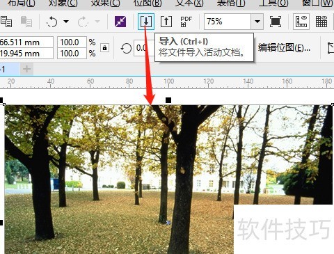 CorelDRAW X8��ô����ͼ�������