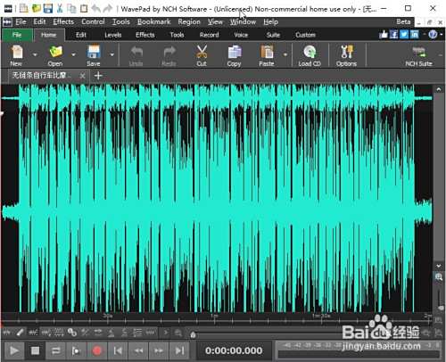 ���ʹ��WavePad���߶������������Ч��