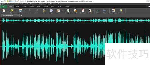 ���ʹ��WavePad���߽���Ƶ��Ƭ�μ�������