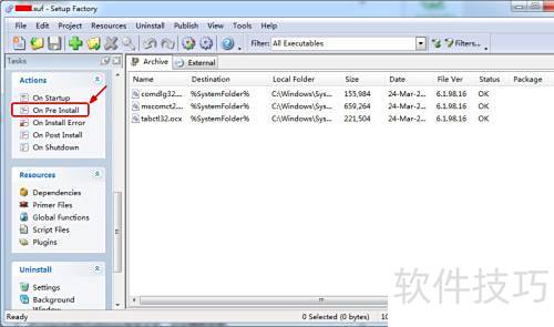 setup factory ��װǰ��Ĭж��