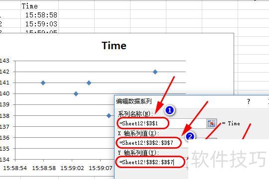 �����excel�л���ɢ��ͼ(������excel��XYɢ��ͼ)