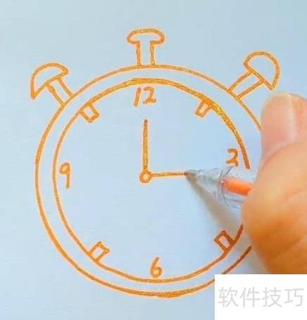 钟表绘画步骤详解_软件资讯技巧应用-中关村在线