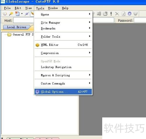 CuteFTP设置中文 CuteFTP设置中文