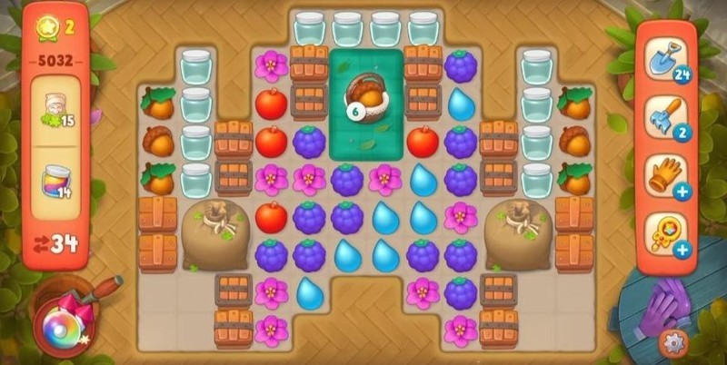 梦幻花园5032关通关攻略？梦幻花园53关怎么过